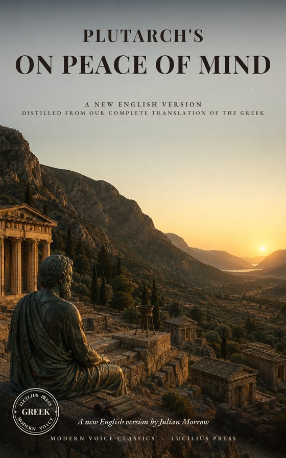 Plutarch's On Peace of Mind cover