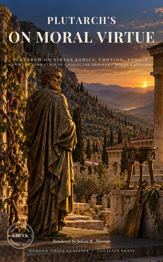 Plutarch's On Moral Virtue cover