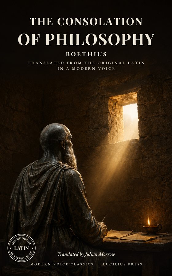 Boethius' Consolation of Philosophy cover