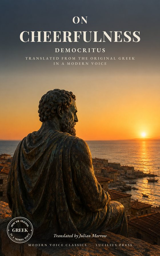 Democritus: On Cheerfulness cover